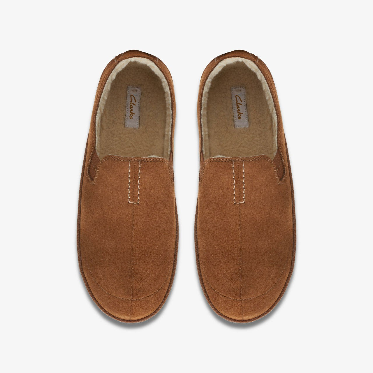 Home Mocc Slipper Tan Suede | Clarks for sale - Men