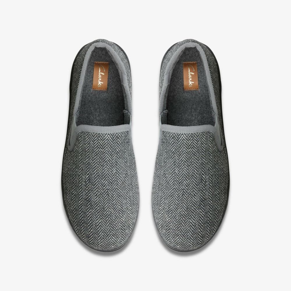 King Ease Dark Grey Interest | Clarks discount - Men