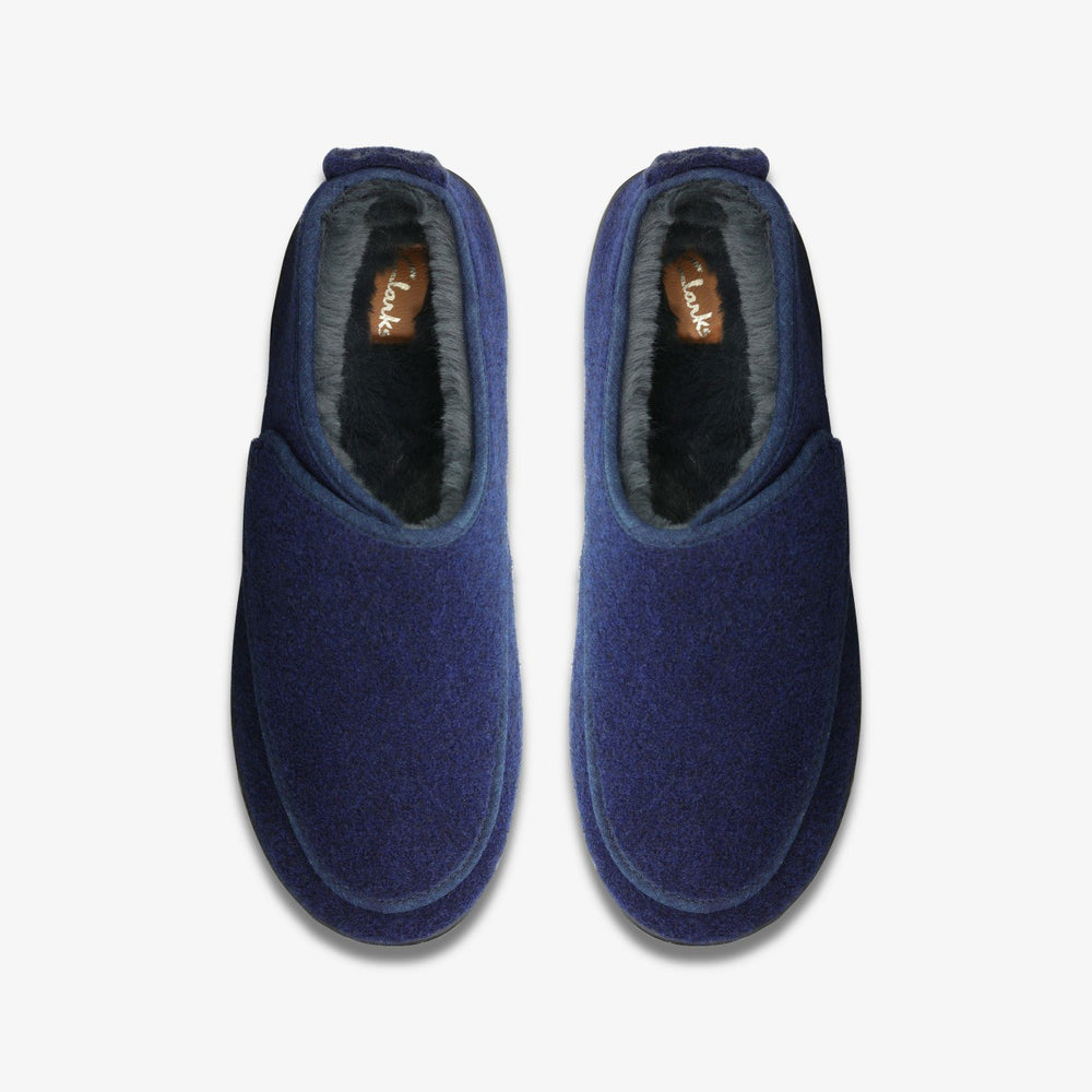 King Riptape Slipper Navy | Clarks on Sale - Men