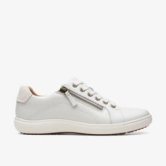 Nalle Lace White Leather | Clarks for sale - Women