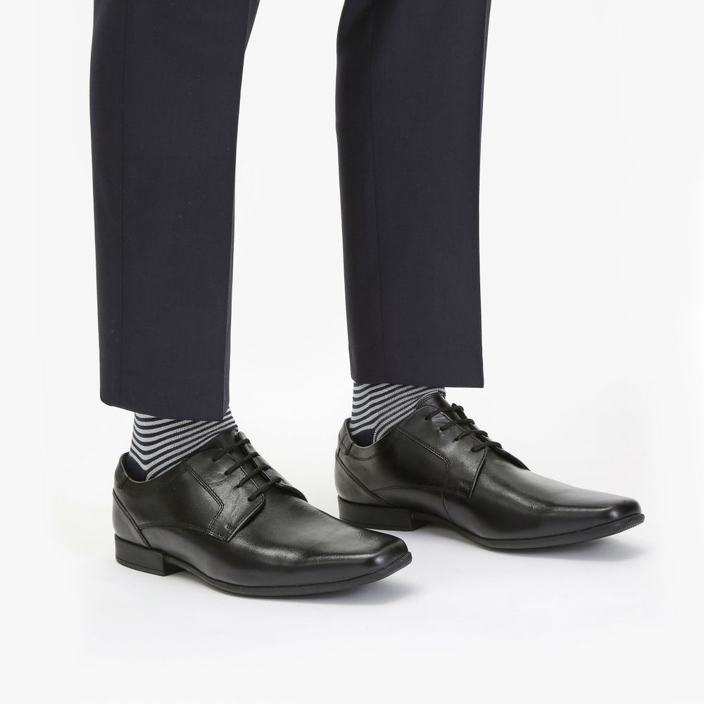 Sidton Lace Black Leather | Clarks discount - Men