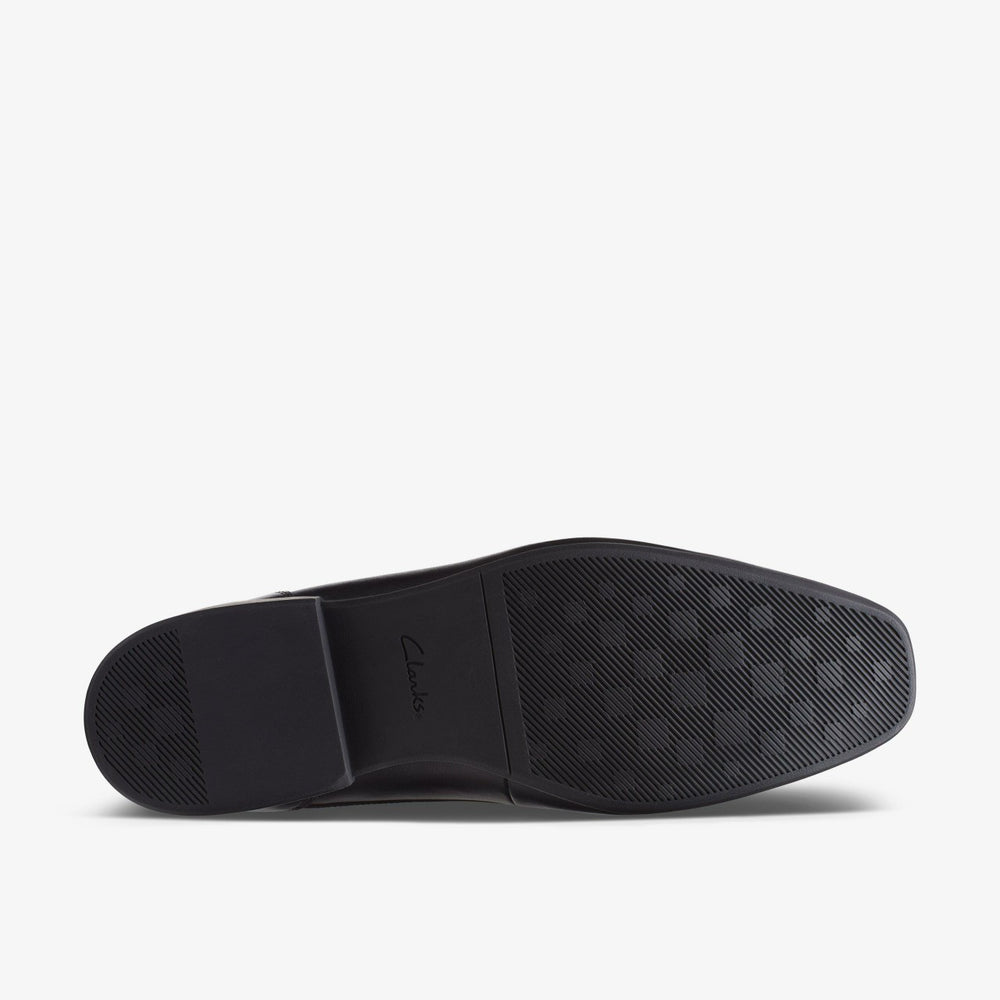 Sidton Lace Black Leather | Clarks discount - Men