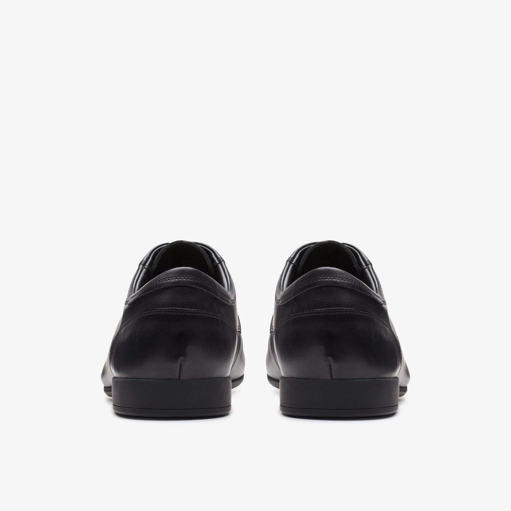 Sidton Lace Black Leather | Clarks discount - Men