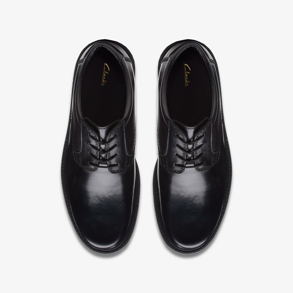 Kerton Lace Black Leather | Clarks for sale - Men