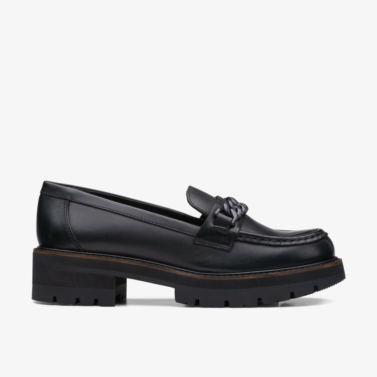 Orianna Edge Black Leather | Clarks Sale - Women