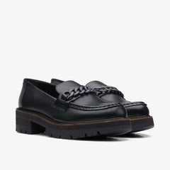 Orianna Edge Black Leather | Clarks Sale - Women