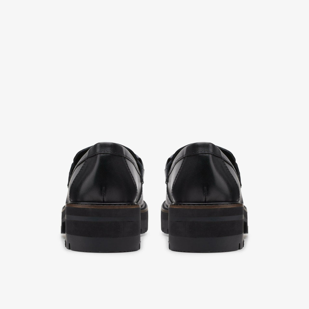 Orianna Edge Black Leather | Clarks Sale - Women