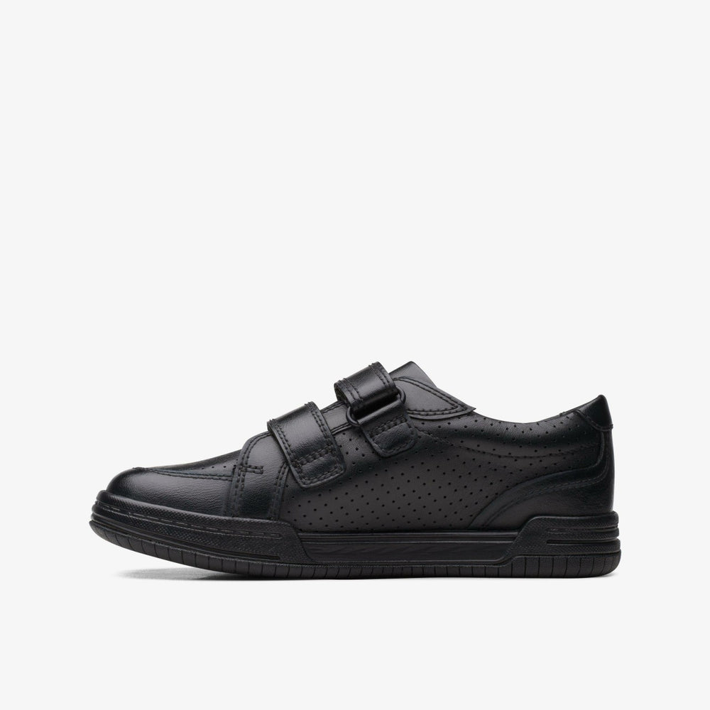 Fawn Strap Kid Black Leather | Clarks for sale - Kids