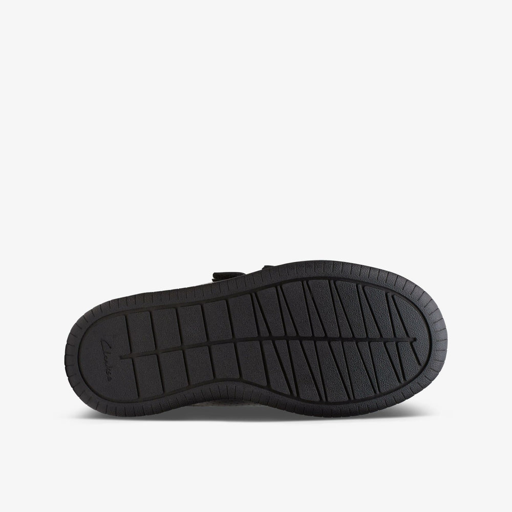 Fawn Strap Kid Black Leather | Clarks for sale - Kids