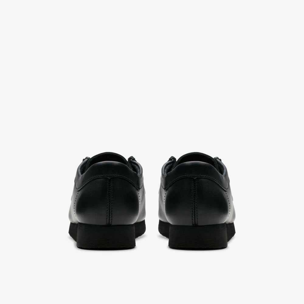 Wallabee Older Black Leather | Clarks for sale - Kids