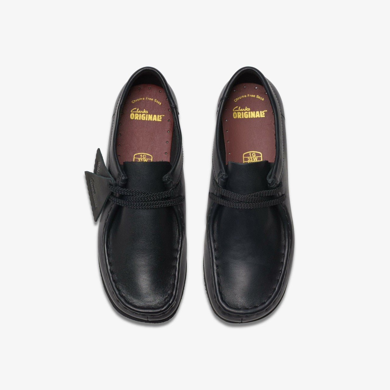Wallabee Older Black Leather | Clarks for sale - Kids