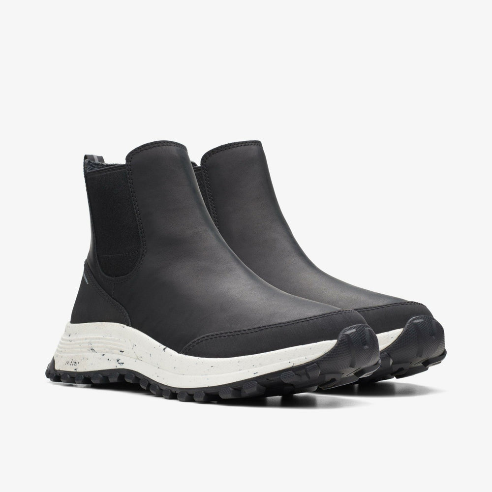 ATL Trek Up Waterproof Black Leather | Clarks outlet - Women