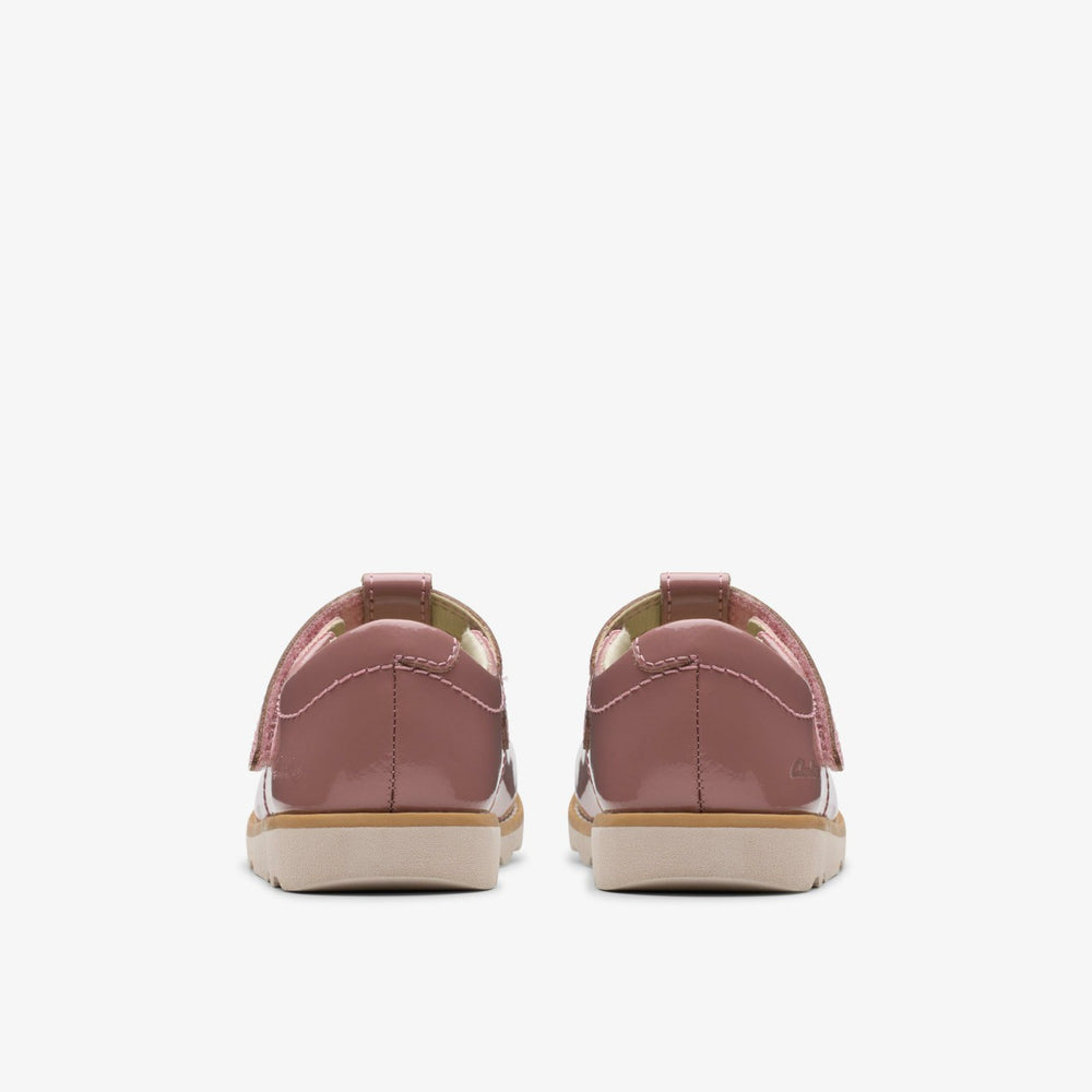 Crown Teen Toddler Dusty Pink Patent | Clarks online - Kids