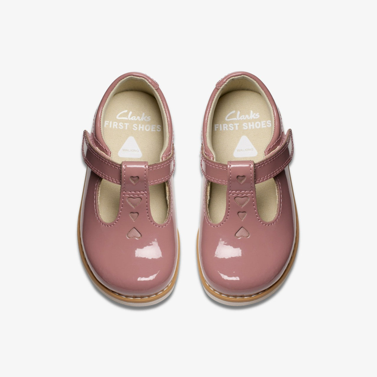 Crown Teen Toddler Dusty Pink Patent | Clarks online - Kids