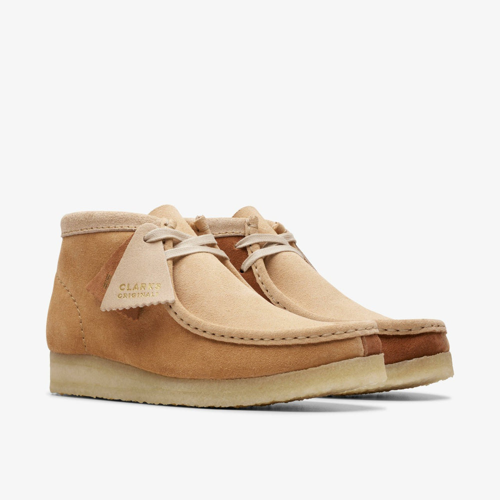 Wallabee Boot Tan Combination | Clarks discount - Women