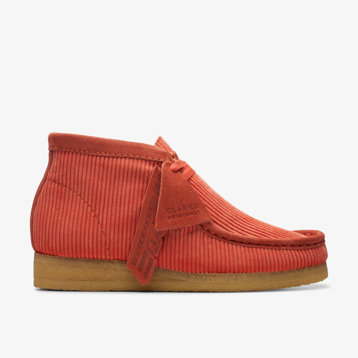 Wallabee Boot Coral Cord | Clarks for sale - Women