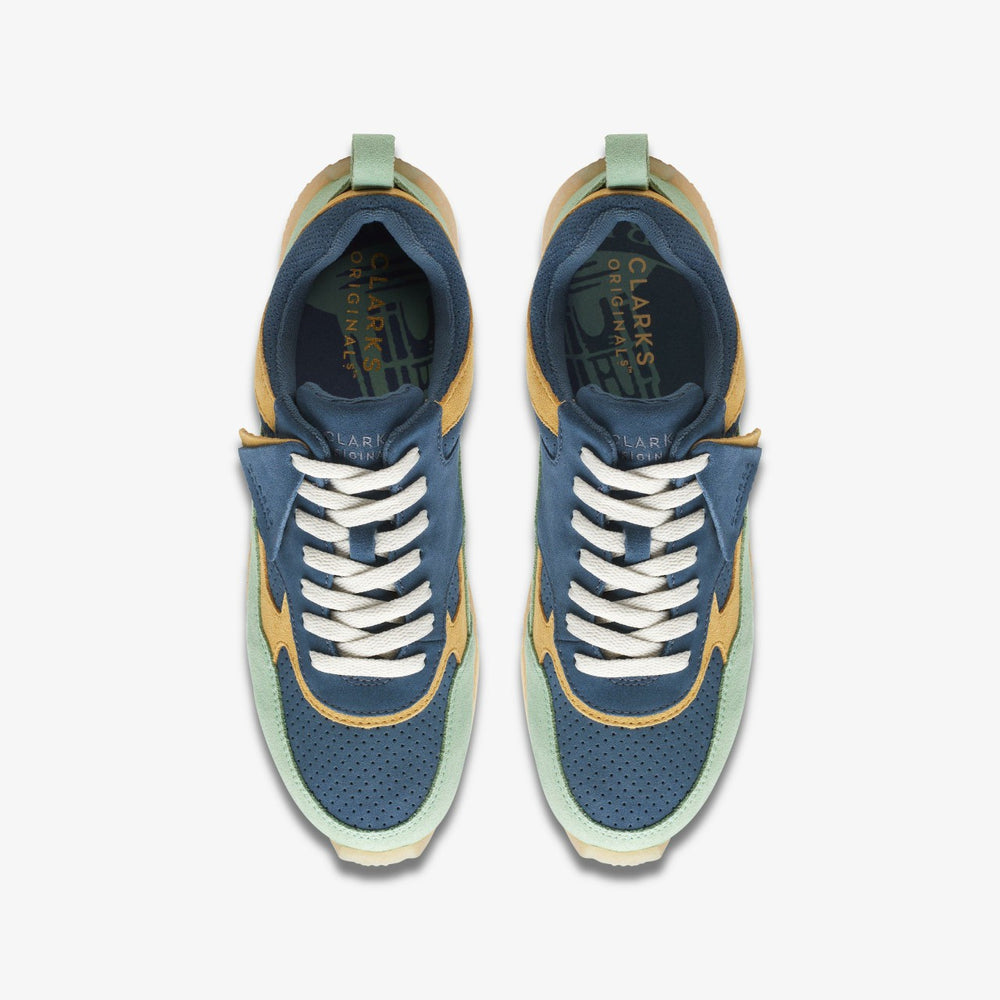 Lockhill Blue / Green | Clarks discount - Women / Men