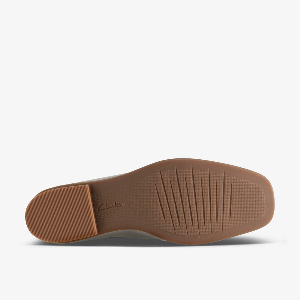 Sarafyna Iris Loafer White Leather | Clarks discount - Women