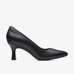 Kataleyna Gem Black Leather | Clarks outlet - Women