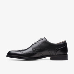 Craft Arlo Limit Brogue Black Leather | Clarks for sale - Men