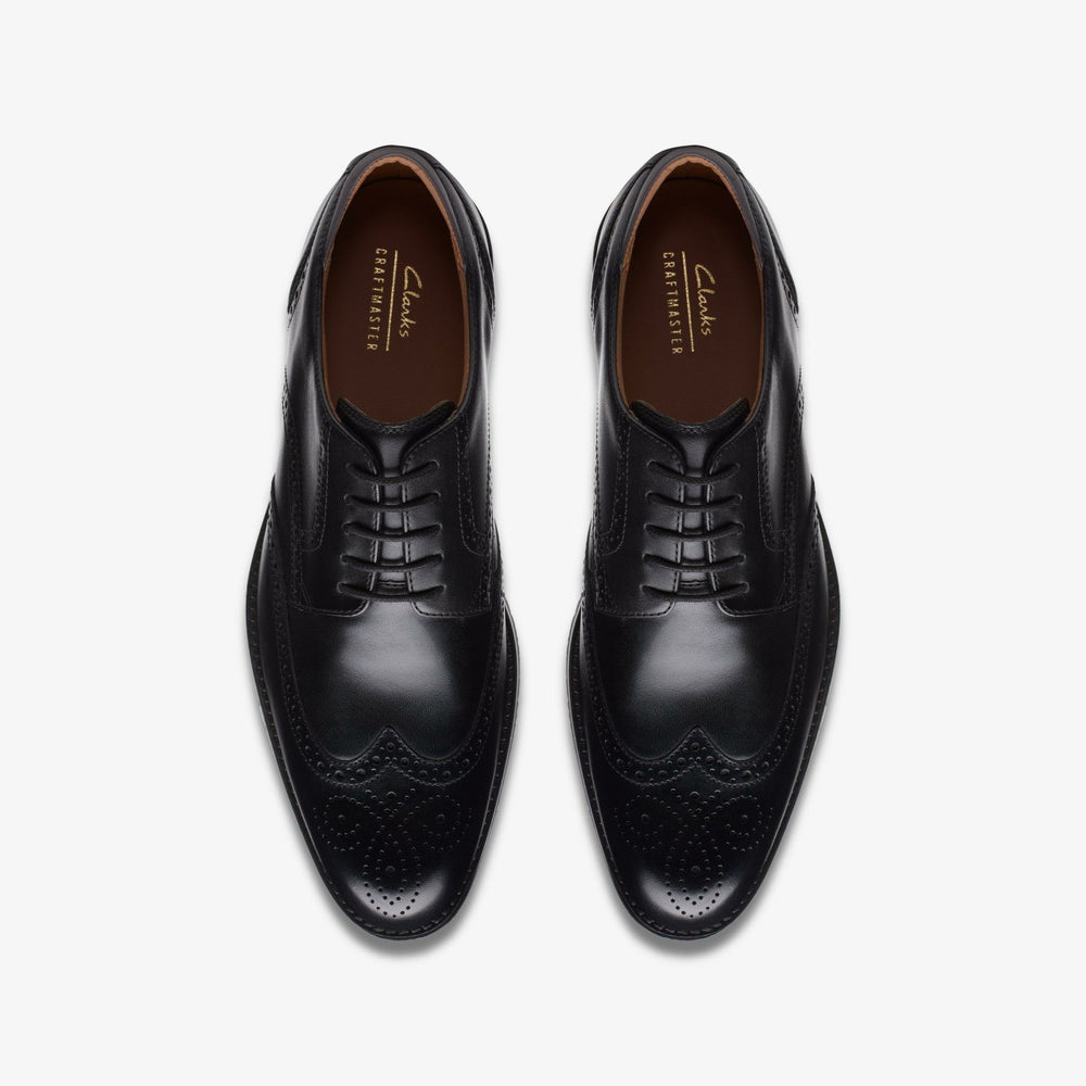 Craft Arlo Limit Brogue Black Leather | Clarks for sale - Men