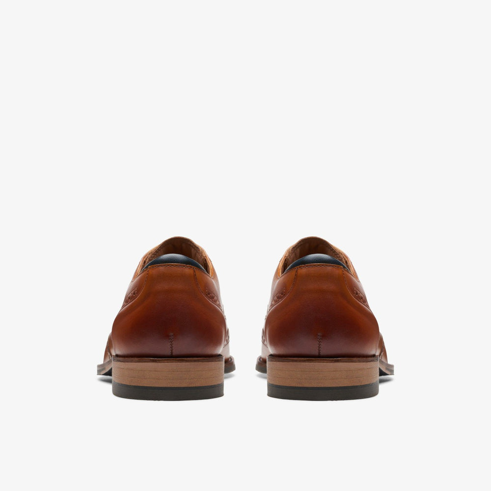 Craft Arlo Limit Brogue Tan Leather | Clarks outlet - Men