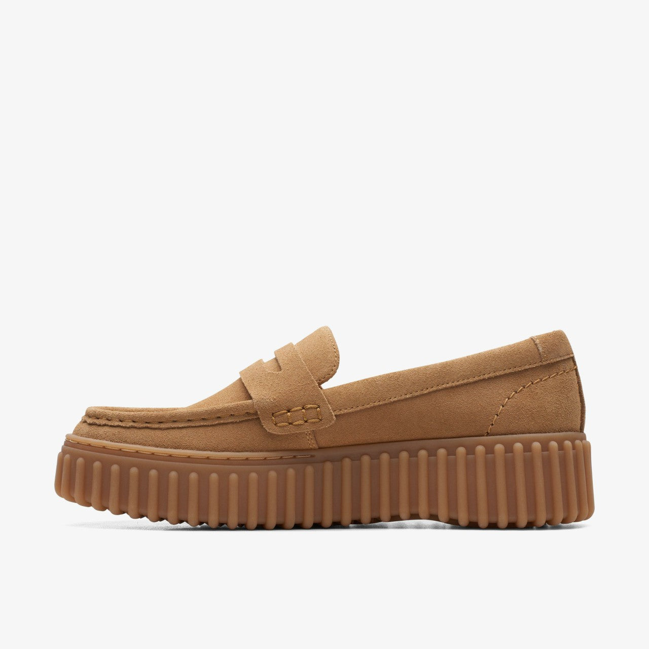 Torhill Penny Loafer Light Tan Suede | Clarks Sale - Women