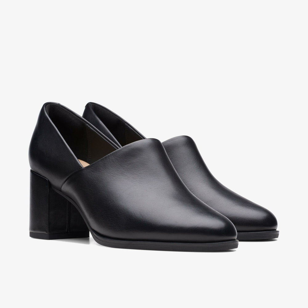 Freva 55 Lily Black Leather | Clarks online - Women