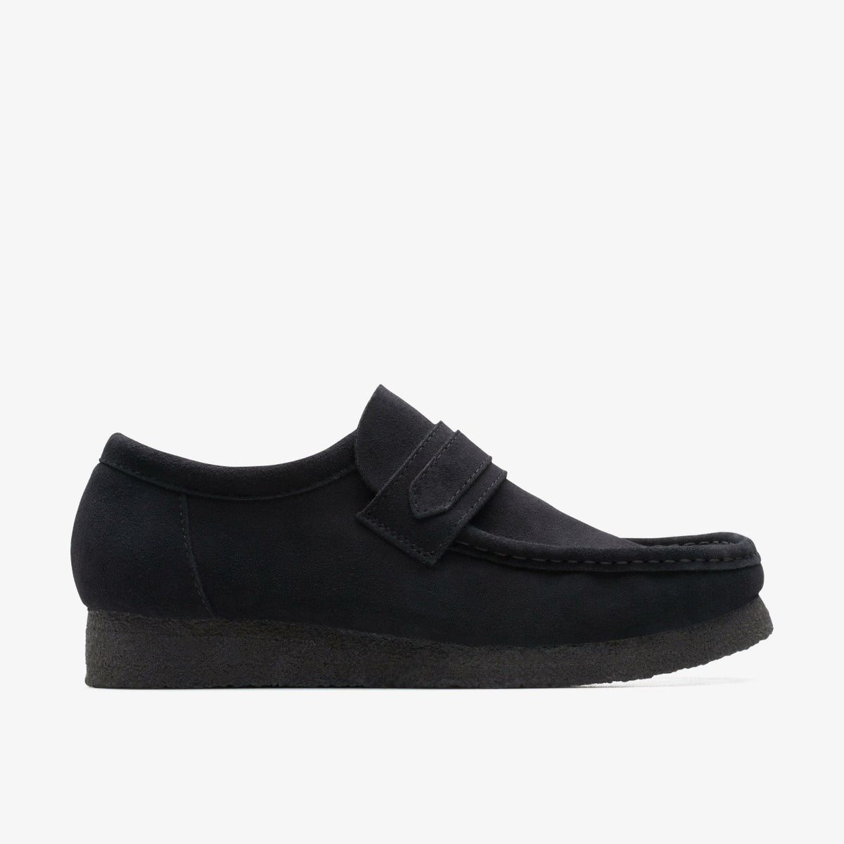Wallabee Loafer Black Suede | Clarks discount - Men