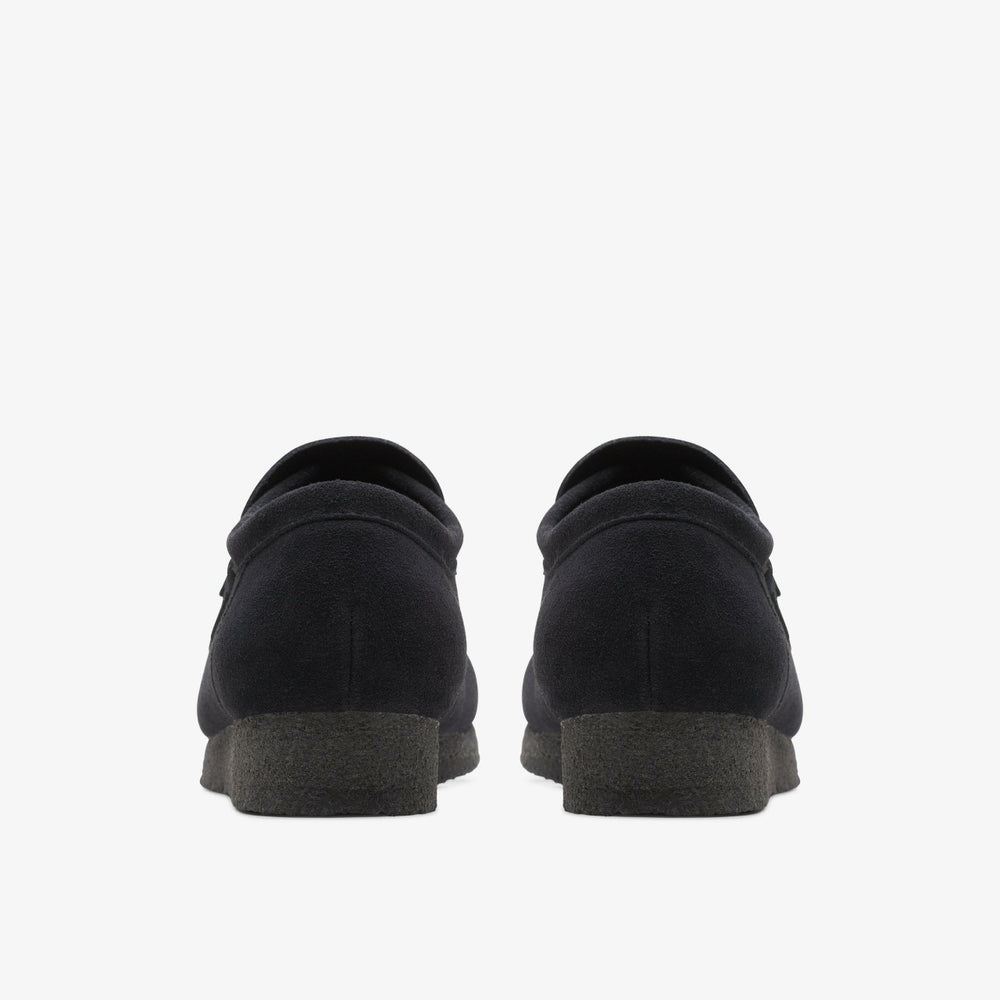 Wallabee Loafer Black Suede | Clarks discount - Men