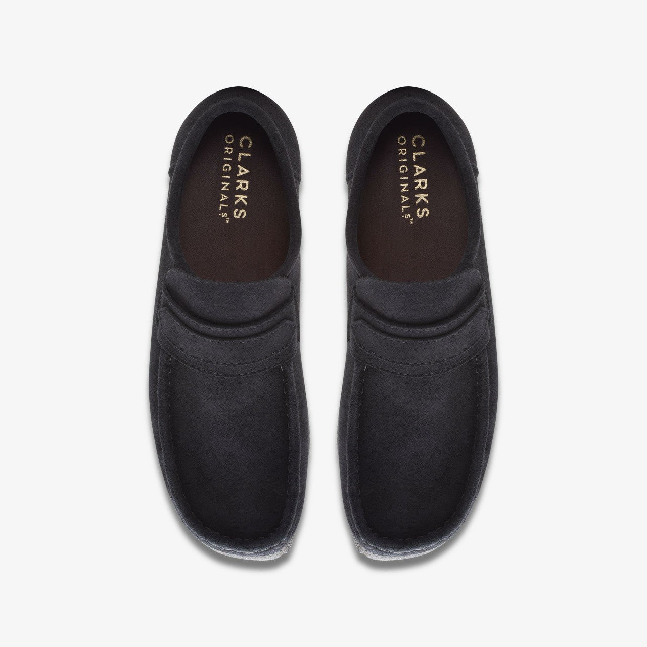 Wallabee Loafer Black Suede | Clarks discount - Men