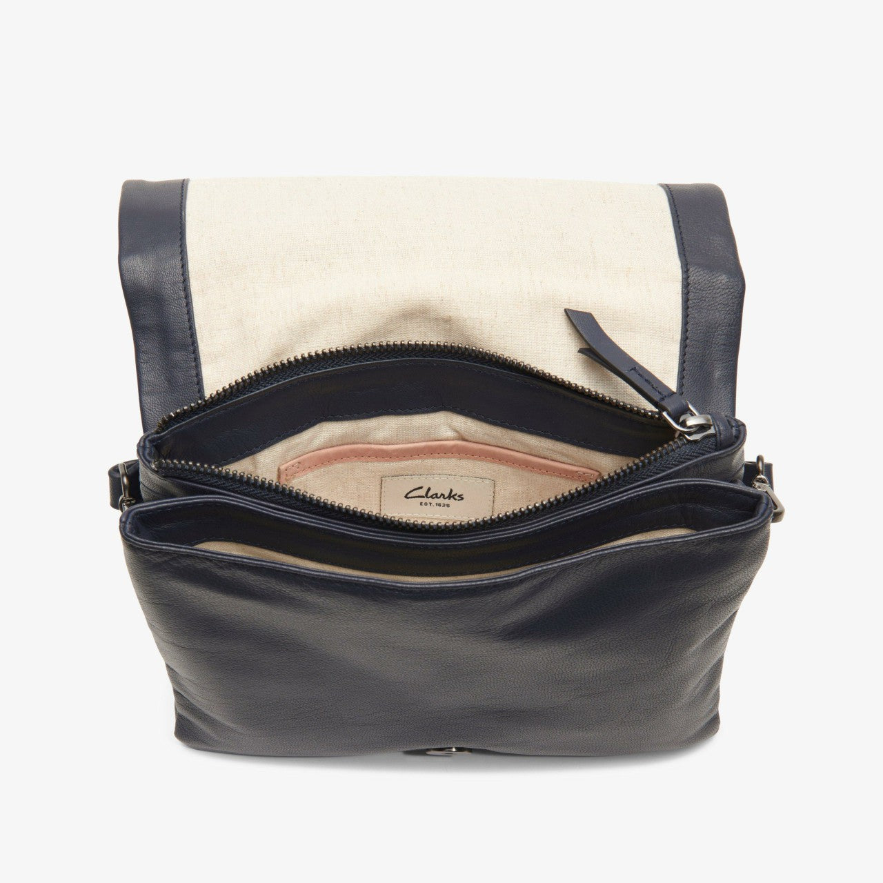 Treen Medium Navy Leather | Clarks outlet - Women