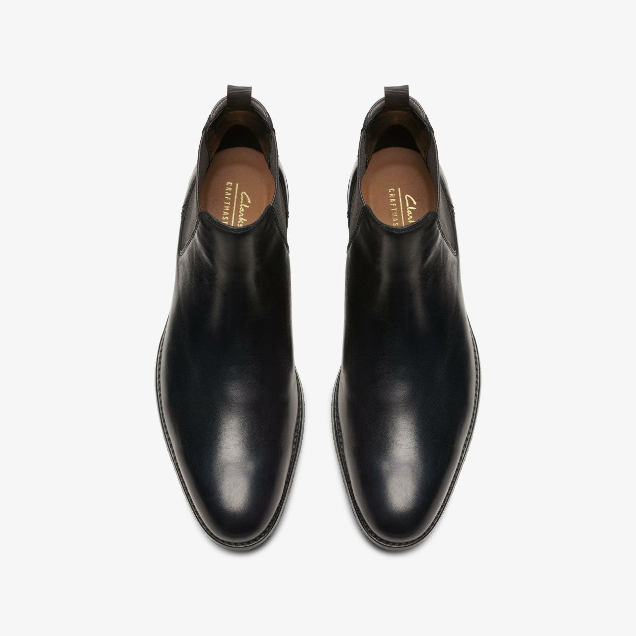 Craft Arlo Top Chelsea Boot Black Leather | Clarks outlet - Men