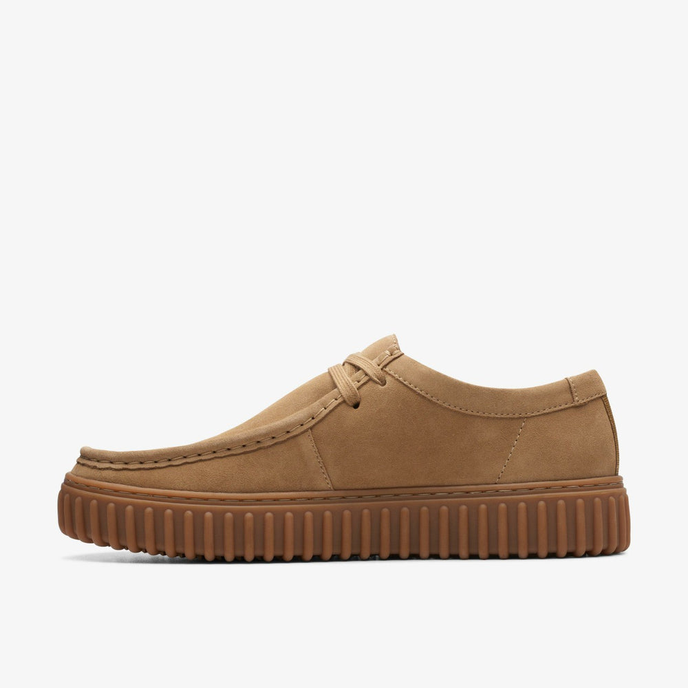 Torhill Lo Dark Sand Suede | Clarks on Sale - Men
