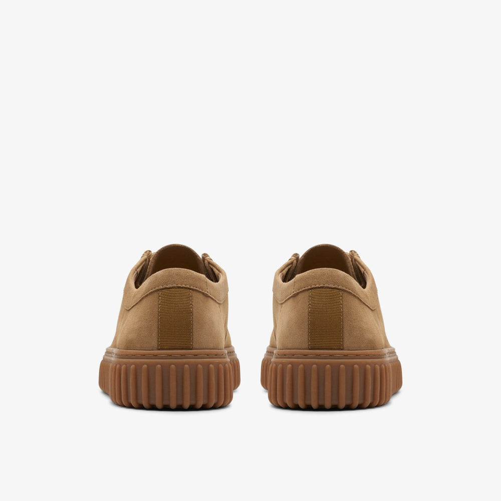 Torhill Lo Dark Sand Suede | Clarks on Sale - Men