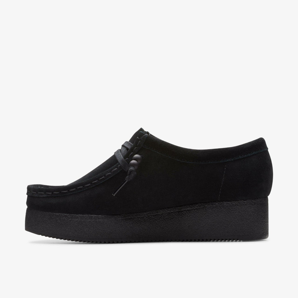 Wallacraft Bee Black Suede | Clarks discount - Women