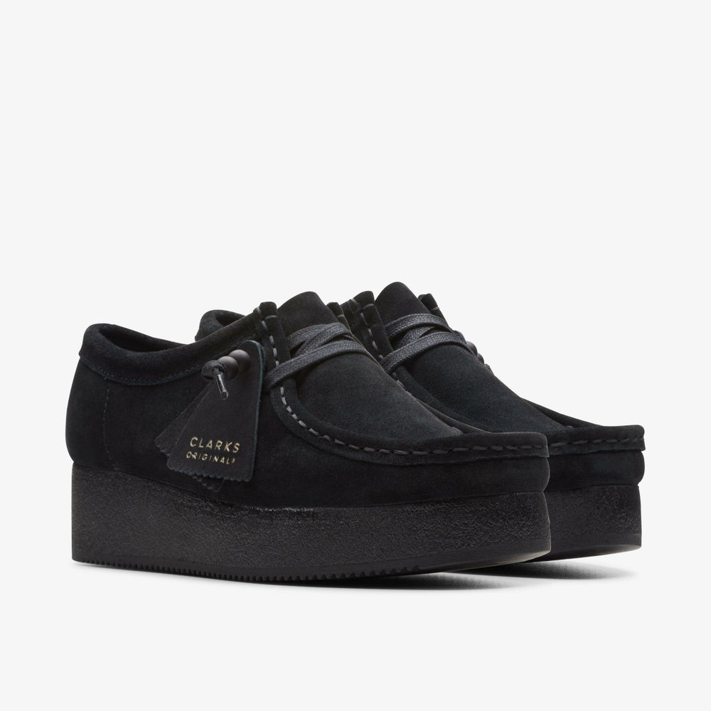 Wallacraft Bee Black Suede | Clarks discount - Women