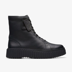 Torhill Rise Ankle Boot Black Leather | Clarks outlet - Women