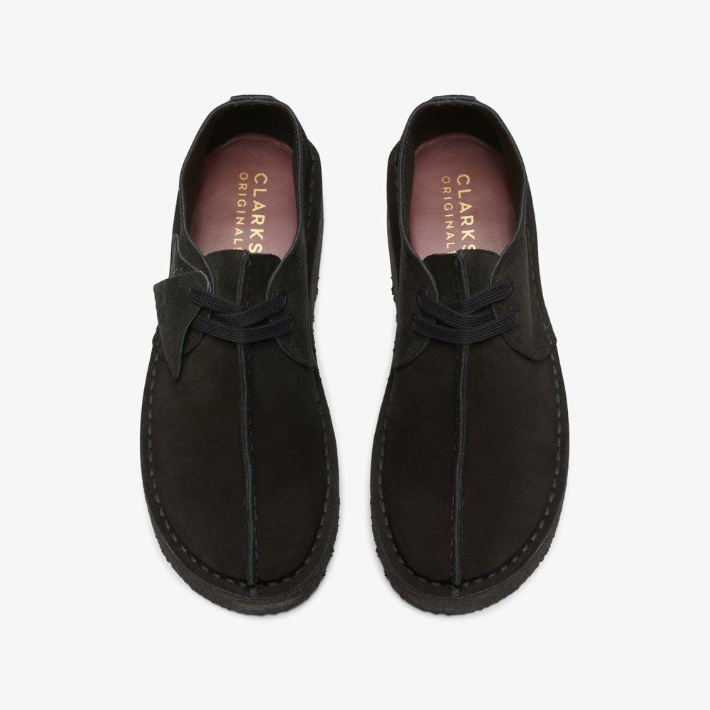Trek Wedge Black Suede | Clarks for sale - Women