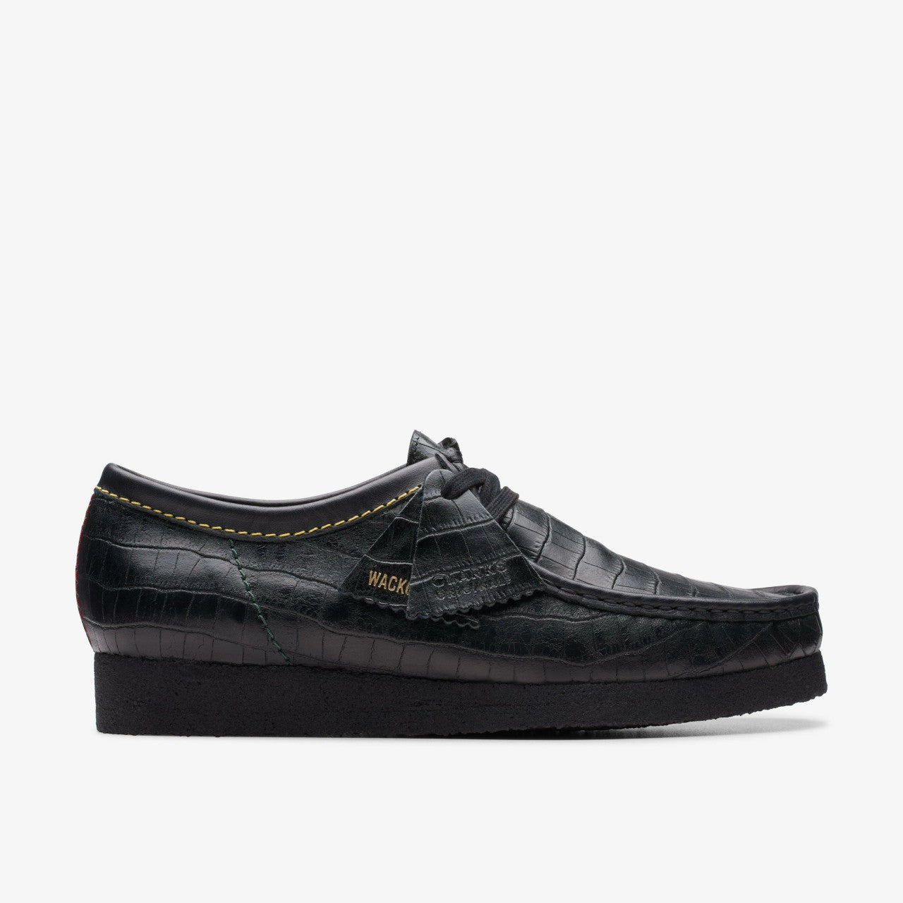 Wallabee Black Crocodile | Clarks on Sale - Men