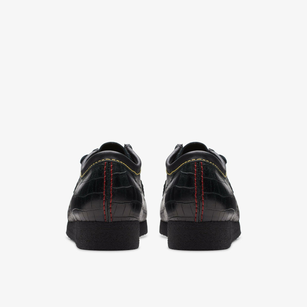Wallabee Black Crocodile | Clarks on Sale - Men