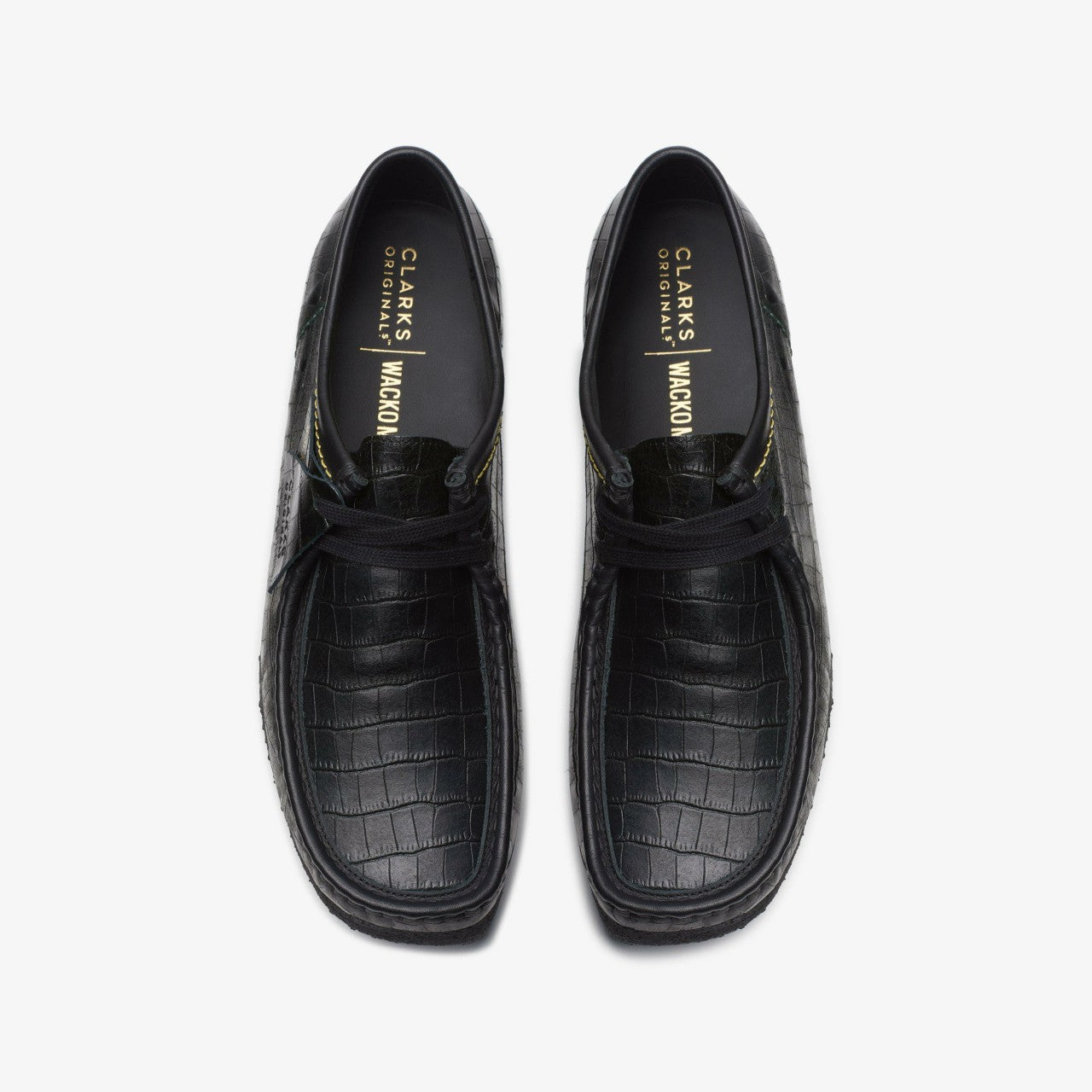 Wallabee Black Crocodile | Clarks on Sale - Men