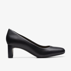 Kyndall Iris Black Leather | Clarks on Sale - Women