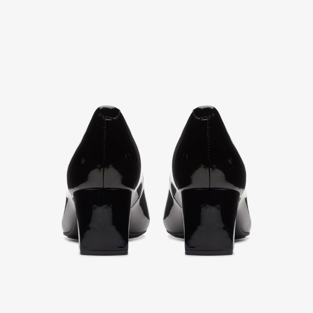 Kyndall Iris Black Patent | Clarks for sale - Women