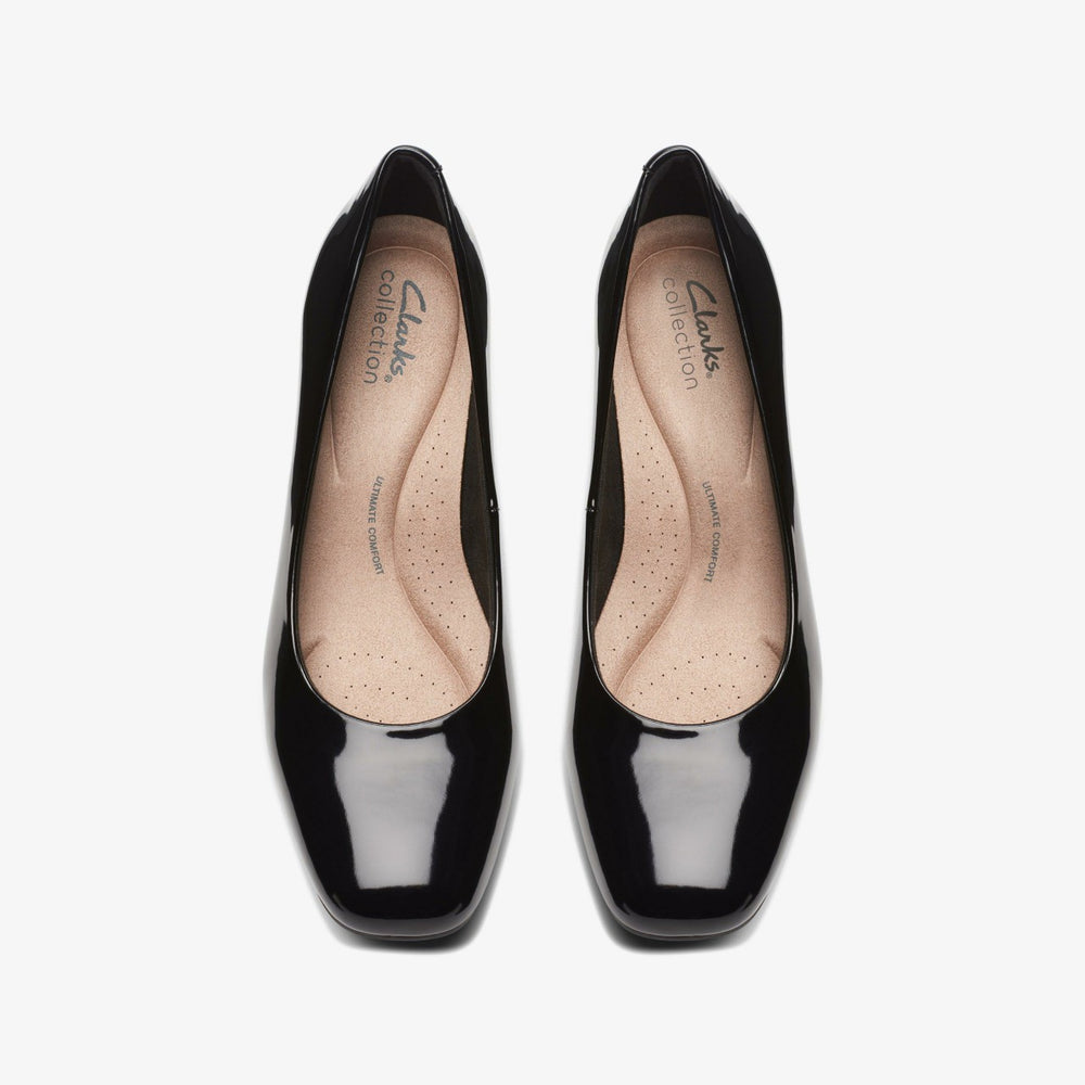Kyndall Iris Black Patent | Clarks for sale - Women