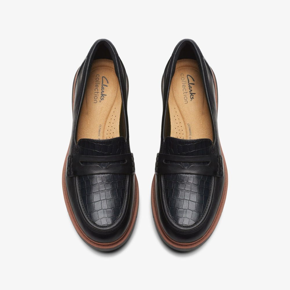 Westlynn Ayla Black Leather | Clarks Sale - Women