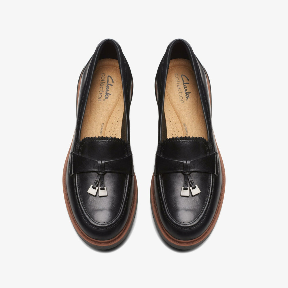 Westlynn Bella Black Leather | Clarks for sale - Women