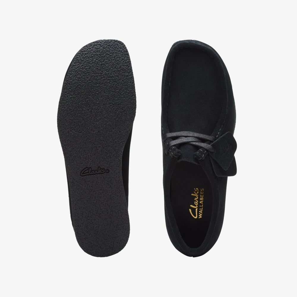 Wallabee EVO Shoe Black Suede | Clarks outlet - Women