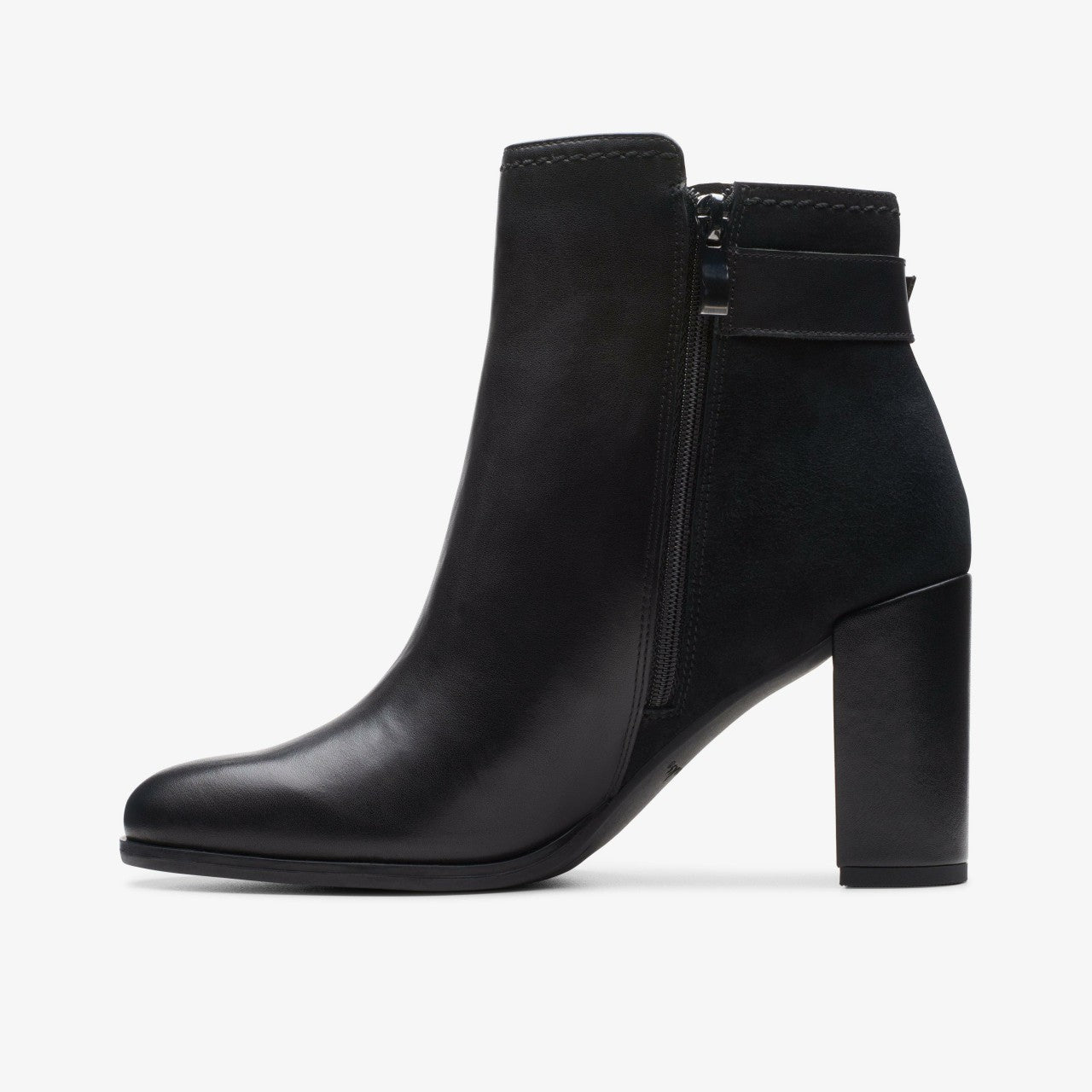 Freva 85 Buckle Black Leather | Clarks discount - Women