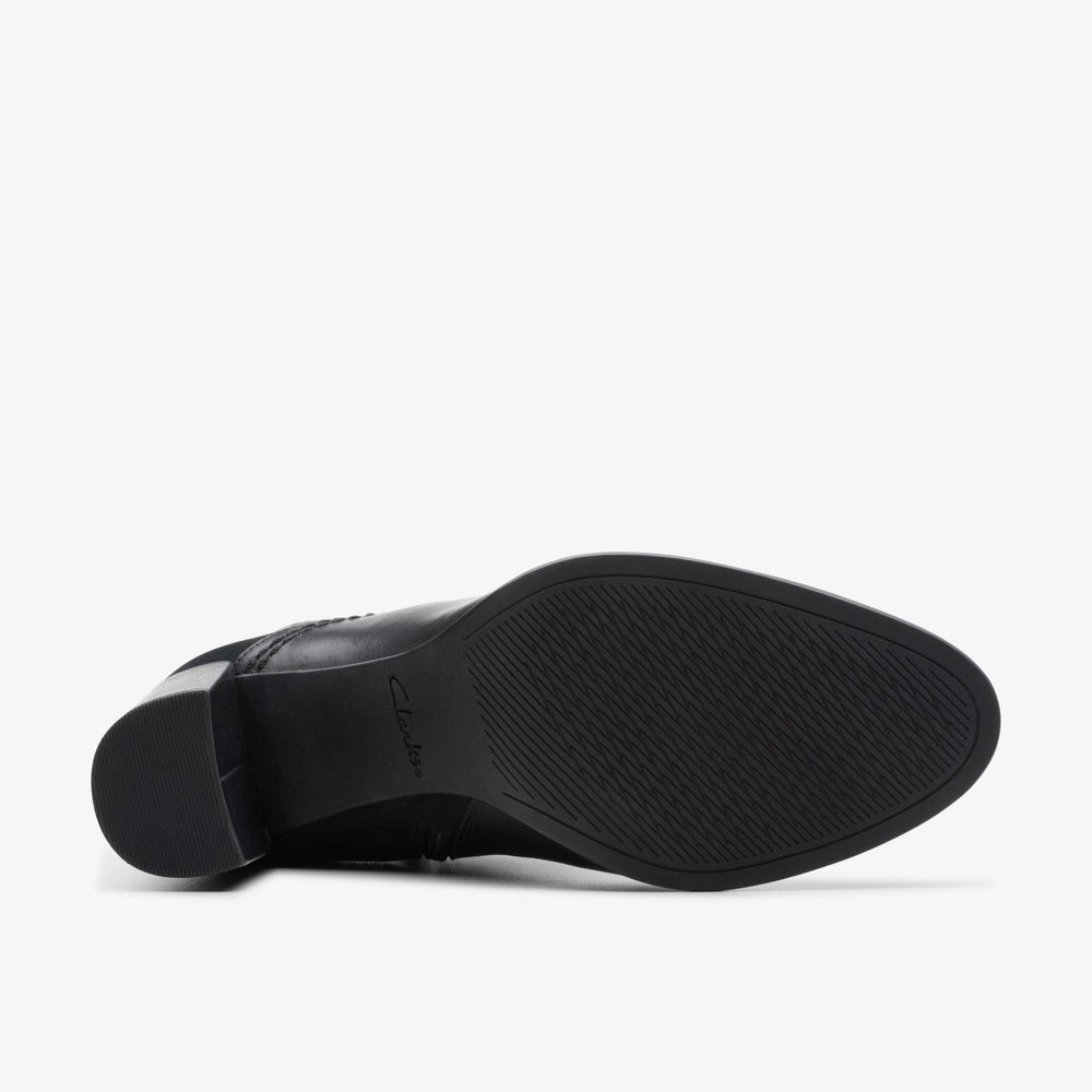 Freva 85 Buckle Black Leather | Clarks discount - Women